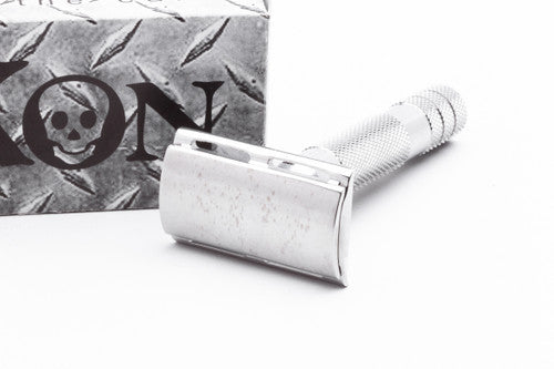 iKon Stainless Steel Standard Solid Guard D E Razor - Original Production Run