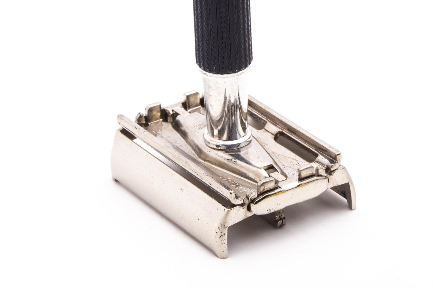 1969 O2 Gillette Black Handle Super Speed Safety Razor | Original Condition