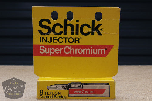Schick Injector Super Chromium - New Old Stock (NOS) Razor Blades