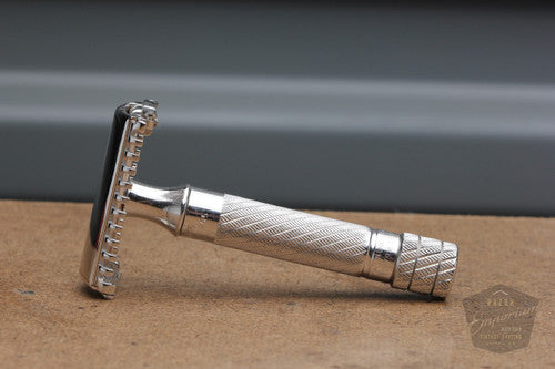 Gillette 1930s Aristocrat Bulldog Open Comb * Rhodium Revamp