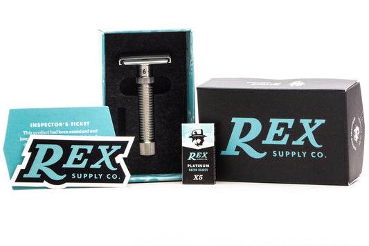 Rex Supply Co. | Ambassador Adjustable Stainless Steel Double Edge Safety Razor