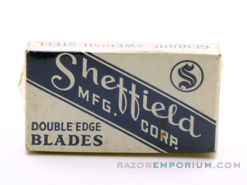 Sheffield Mfg. Corp. DE Razor Blades (5) - New Old Stock (NOS) Razor Blades