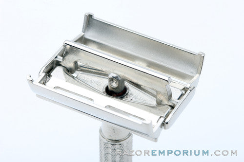 1960 Gillette Flare Tip Regular Super Speed Safety Razor Nickel Revamp