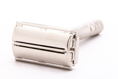 1953 Y3 Gillette Super Speed DE Safety Razor Set | Factory Nickel Revamp