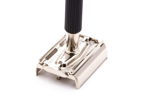 1972 S4 Gillette Black Handle Super Speed Double Edge Safety Razor | Original Condition