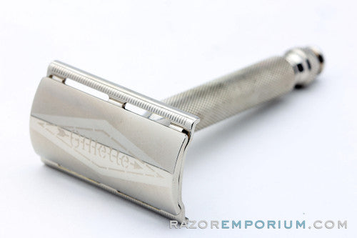 1956 Gillette Ball End Tech DE Razor in Red Box - Mint B1