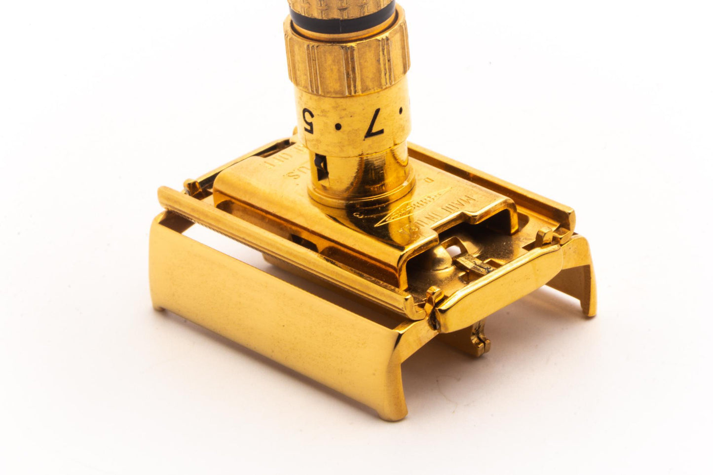 1958 D3 Gillette Executive Fatboy Double Edge Safety Razor | 24K Gold Revamp