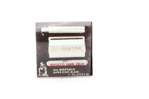 Lil Shaver With Sheffield Super Steel Blade & Brushless Shave Cream