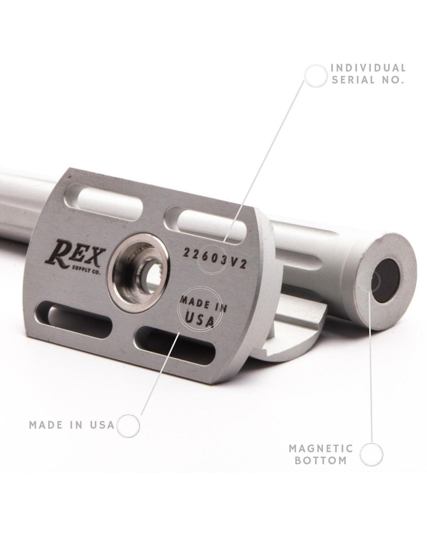Rex Supply Co. | Page Three Piece Aluminum Double Edge Safety Razor