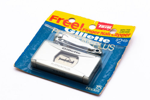 Gillette Platinum Plus Double Edge (15) New Old Stock (NOS) Razor Blades