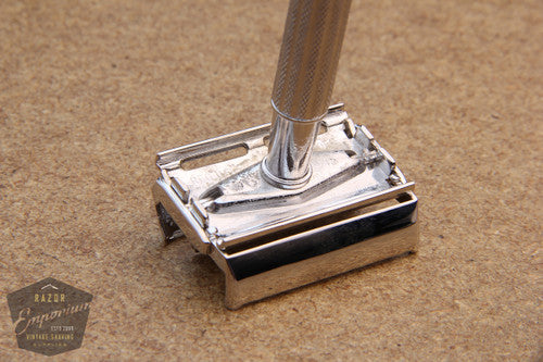 Gillette 1958 T.V. Super Speed Safety Razor D1* Rhodium REVAMPED