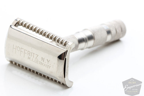 Hoffritz 1960s Travel Slant Double Edge Razor