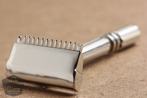 Gem 1930's TTO Micromatic Single Edge Safety Razor * Revamped in Nickel
