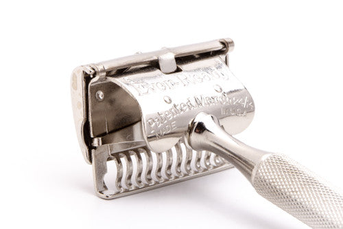 1914 Ever Ready Single Edge Safety Razor | Factory Nickel Revamp