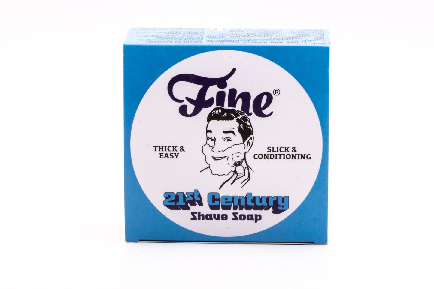 Fine Accoutrements | Barbershop Blue Shaving Soap In Tub