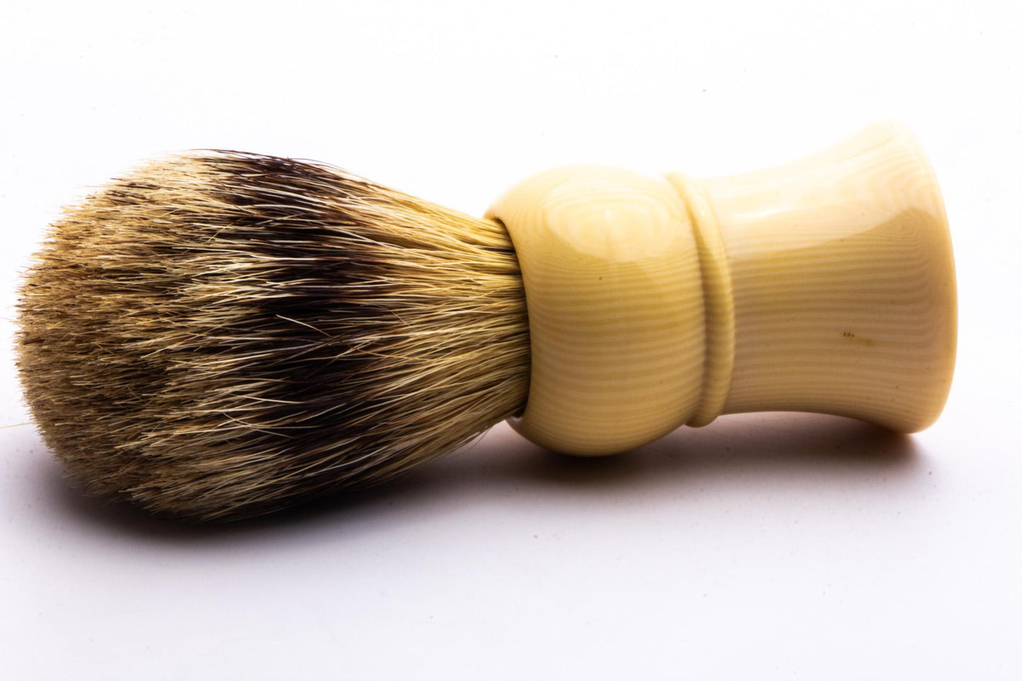 Vintage Restored | 1000 Pure Badger Rubberset Shaving Brush with Travel Tube