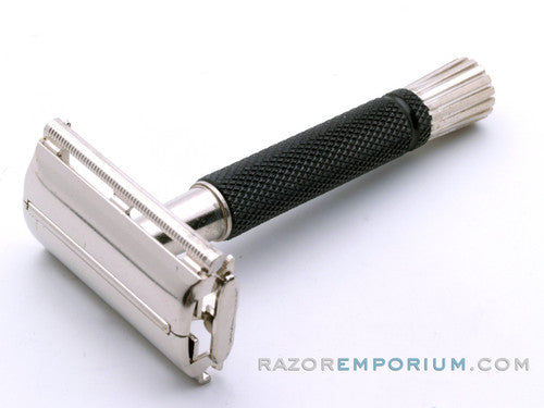 1982 C4 Gillette Black Handle Super Speed DE Safety Razor
