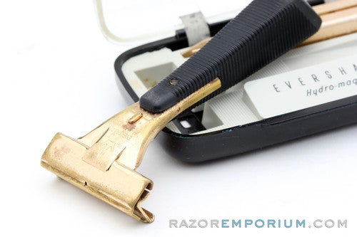 1950's Eversharp Schick Hydro-Magic Injector Safety Razor in Case