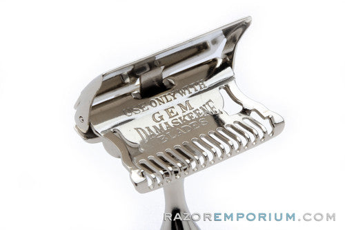 1930's Gem S.E. Safety Razor Factory Nickel Revamp