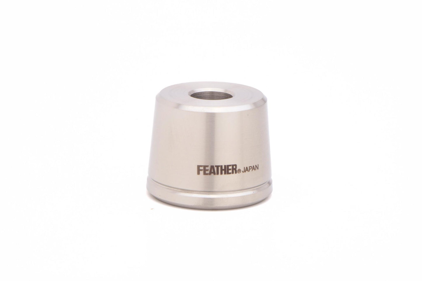 Feather All Stainless Steel Double Edge Safety Razor w/ Stand | AS-D2S