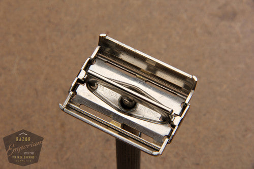 Gillette 1965 Blue Star Lady Gillette DE Safety Razor - K4