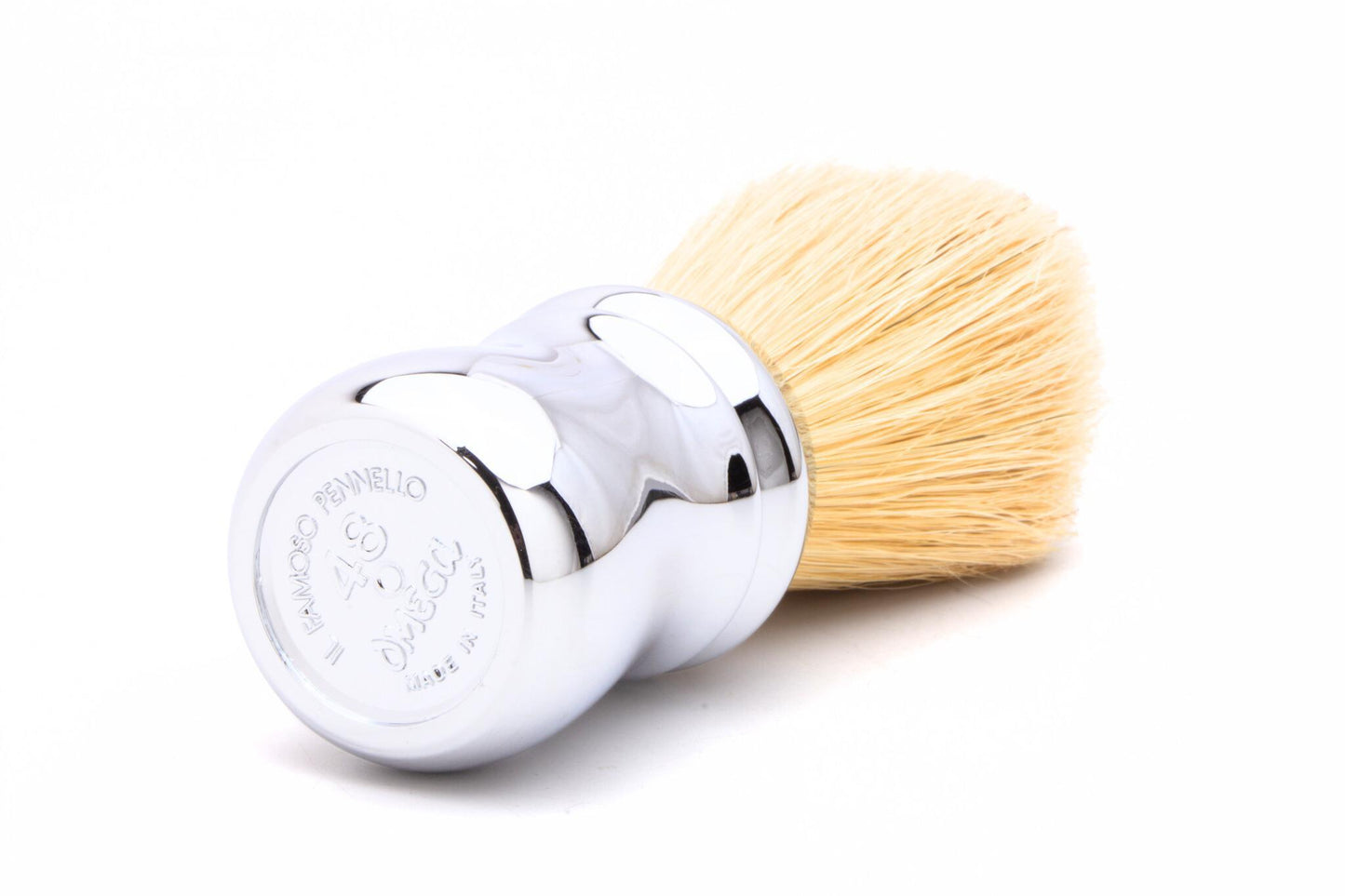 Omega Chrome Boar Bristle Shaving Brush