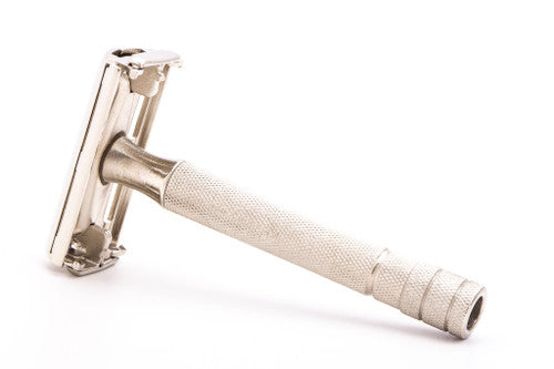 1951 W2 Gillette Super Speed Double Edge Safety Razor | Factory Nickel Revamp