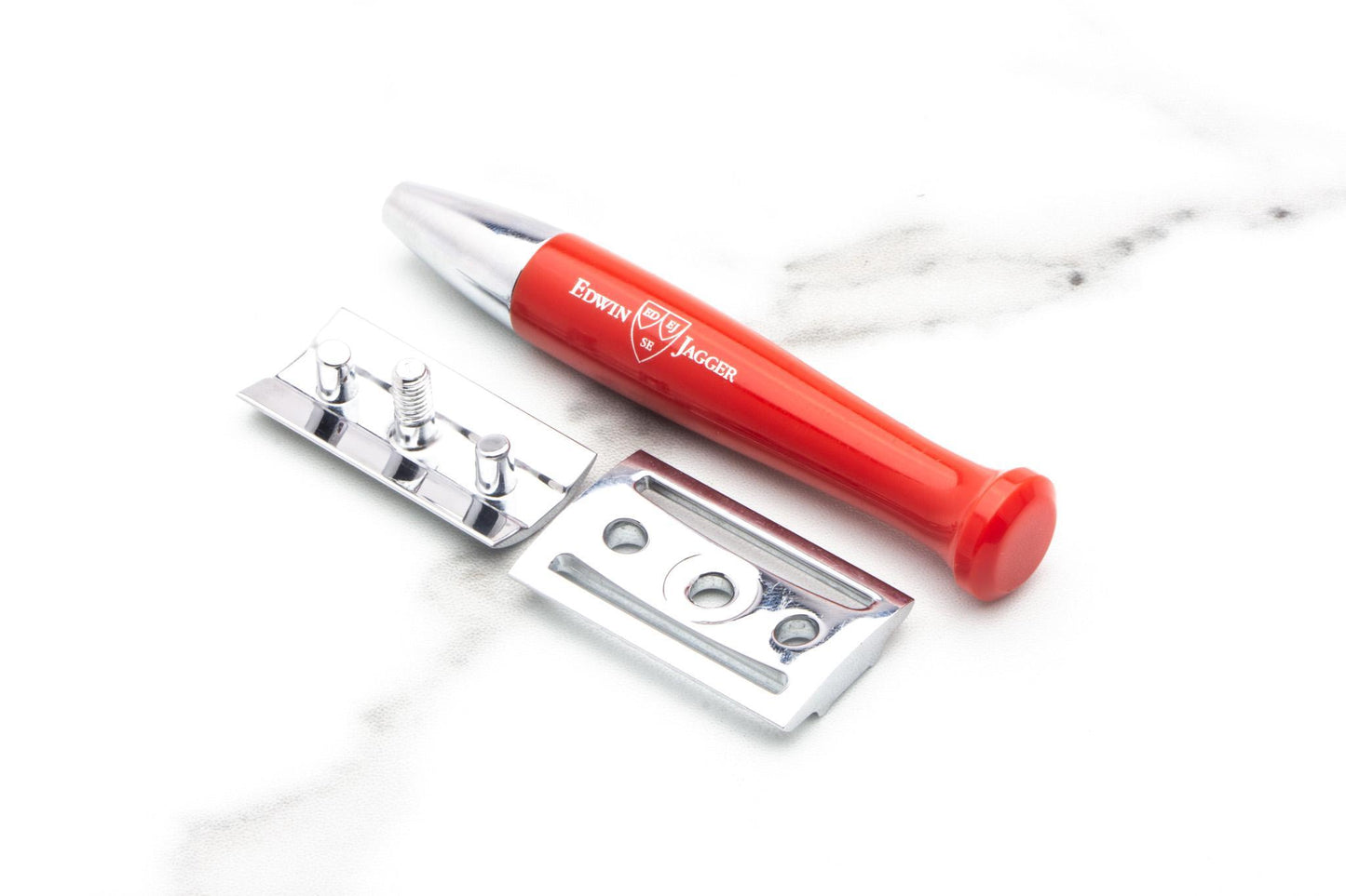 Edwin Jagger | 72 Diffusion Series Red Double Edge Safety Razor | Pre-Owned