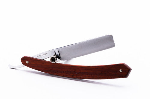 5/8" Ralf Aust Spanish Tip Straight Razor | Redwood Scales