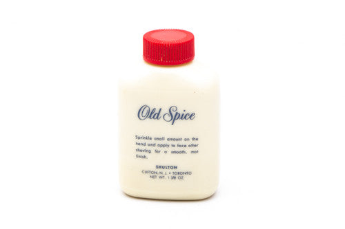 1950's Old Spice Talcum After Shave Talcum Powder With Red Cap
