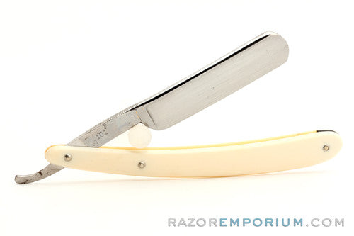 5/8" Dorko #101 Vintage Round Point Straight Razor w/ Case | Solingen Germany