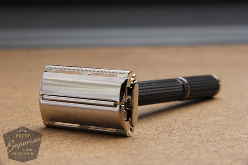 Gillette 1971 Super 109 / Long Handle Super Adjustable DE Safety Razor - Q1 RARE DATE