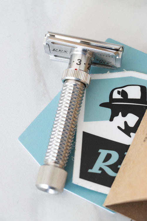Rex Supply Co. | Konsul Slant Adjustable Stainless Steel Double Edge Safety Razor