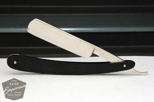 6/8" Geneva Cutlery Hollow Ground | USA w/ Black Scales