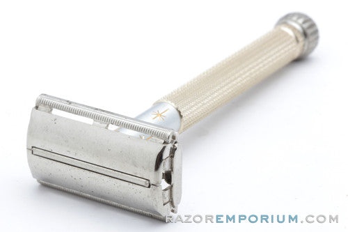 1965 Gillette Champagne Star Lady Gillette DE Safety Razor - K1