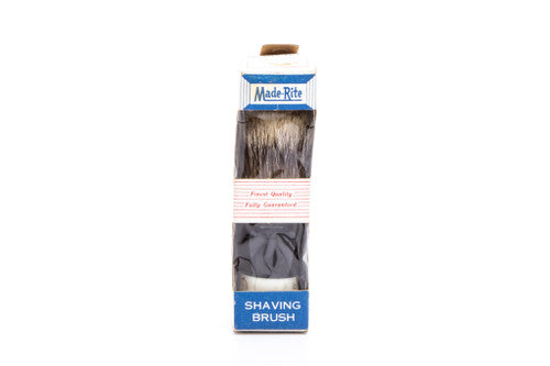 Made Rite Badger Shave Brush with Original Case