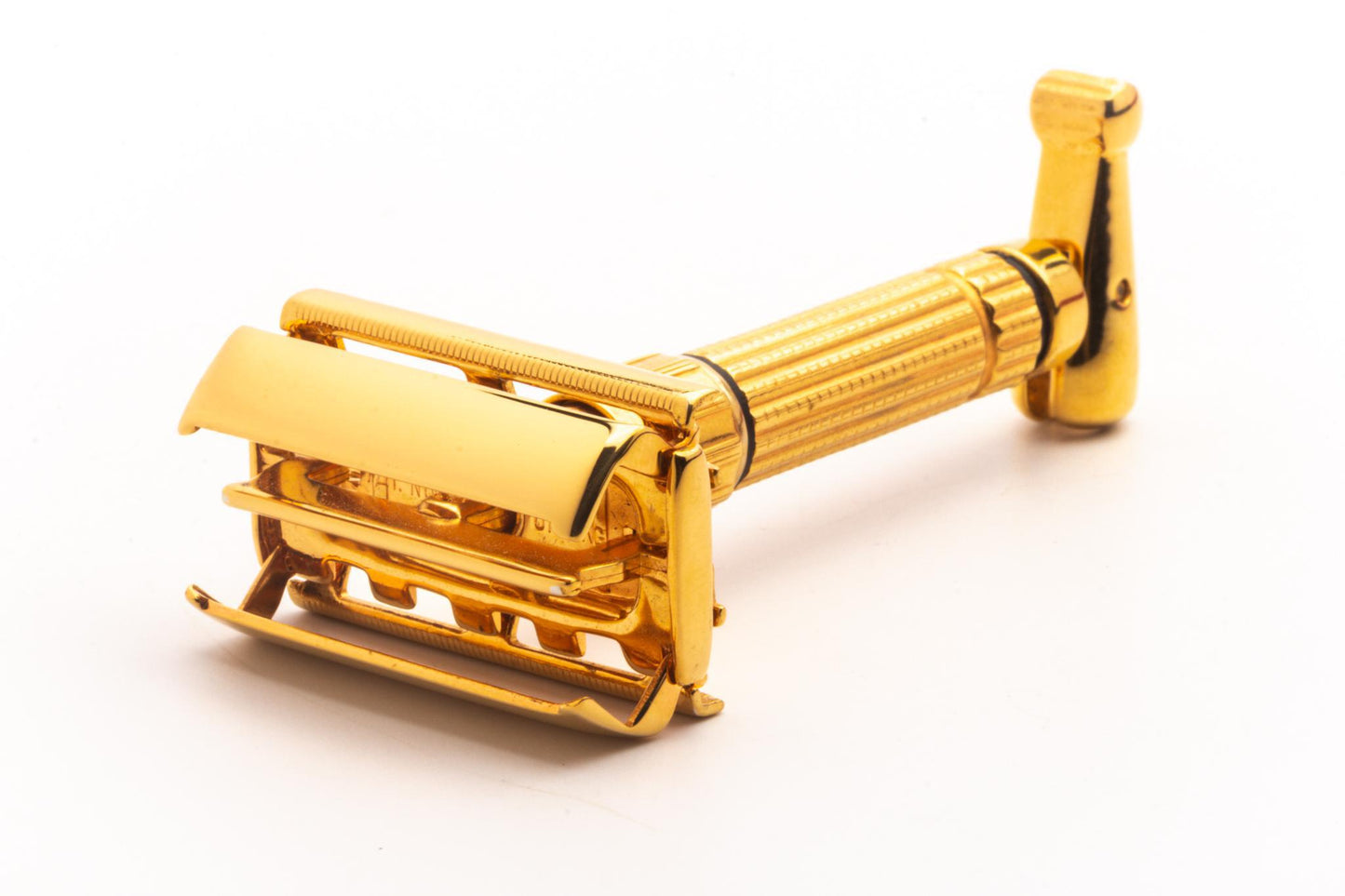 1958 D1 Gillette Adjustable Toggle Double Edge Safety Razor | 24K Gold Revamp