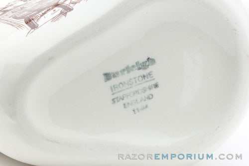 Burleigh Ironstone Staffordshire, England Shaving Scuttle