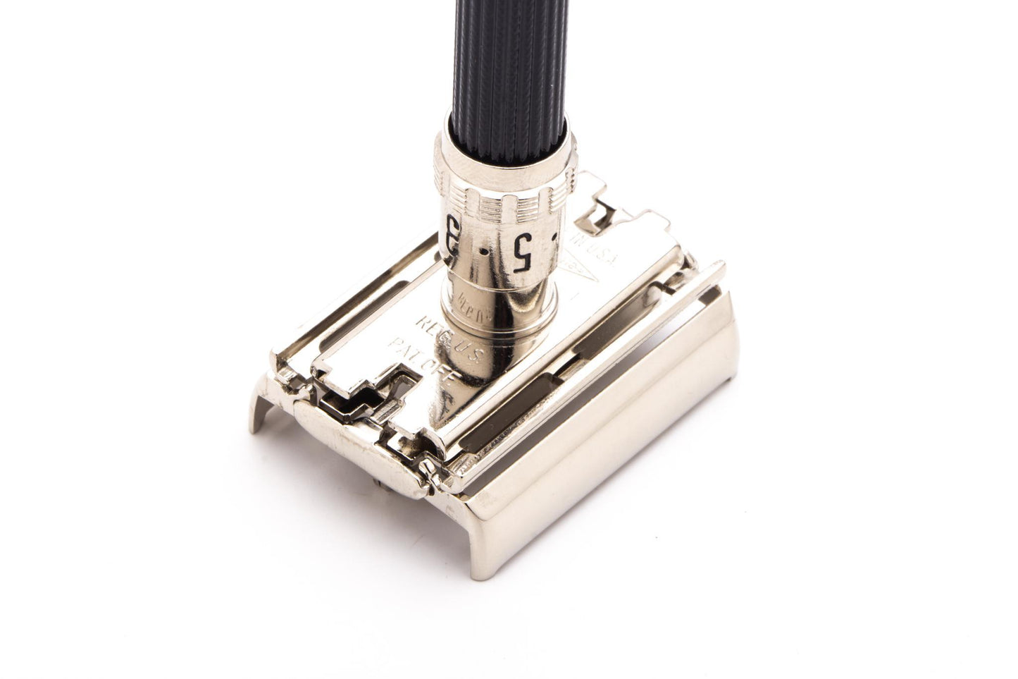 1975 V1 Gillette Super Adjustable 109 Double Edge Safety Razor | Factory Nickel Revamp