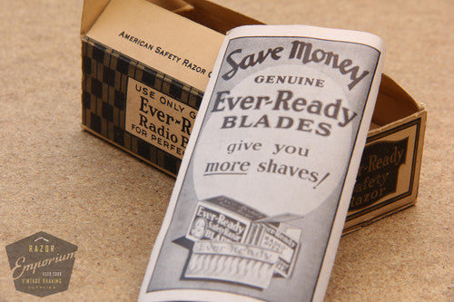 Ever Ready 1912 Style Single Edge Safety Razor in Original Box