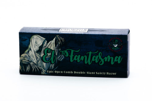 Phoenix Artisan Acc. El Fantasma Open Comb Double Slant Razor