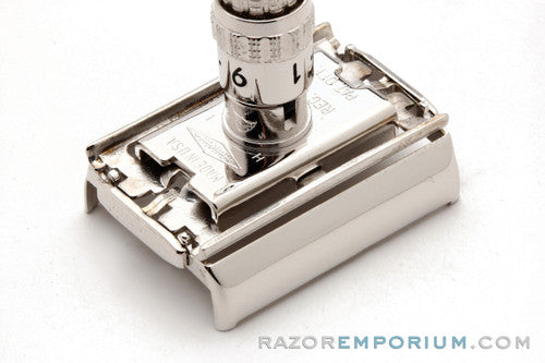 1962 Gillette Slim Adjustable DE Safety Razor H1 | Rhodium Revamp