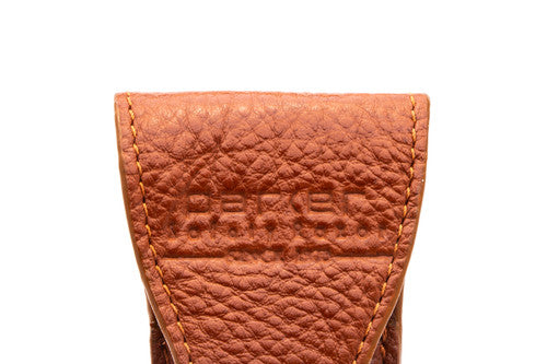 Parker | Deluxe Leather Squared Double Edge Safety Razor Travel Pouch