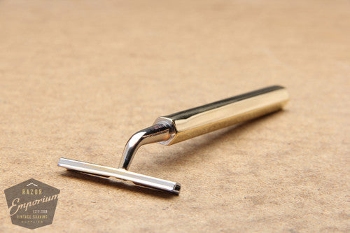 Gold Long Handle Collectible Cartridge Razor