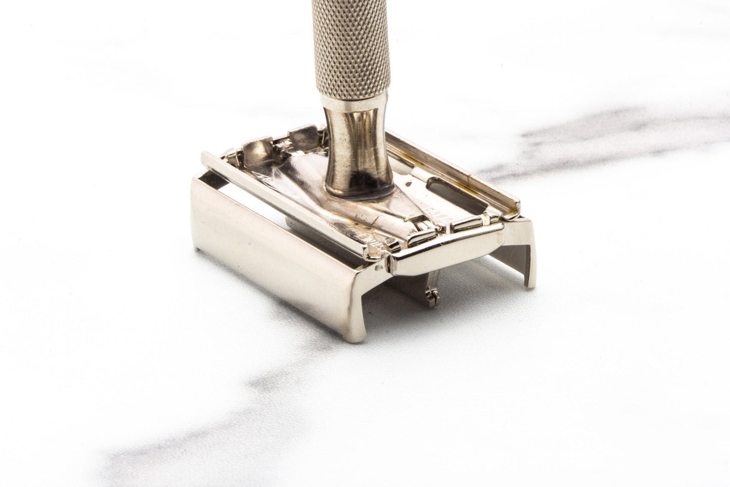1952 X2 Gillette Black Tip Super Speed Safety Razor | Factory Nickel Revamp