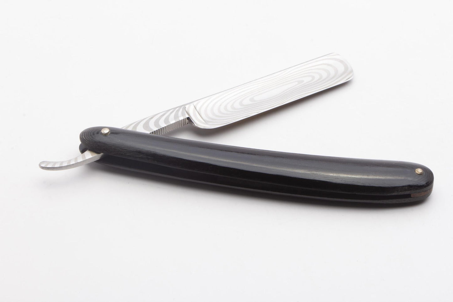 DOVO | 5/8 En Vogue Inox Micarta Black Straight Razor