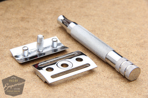 RazoRock Mission 3-Piece Double Edge (DE) Safety Razor