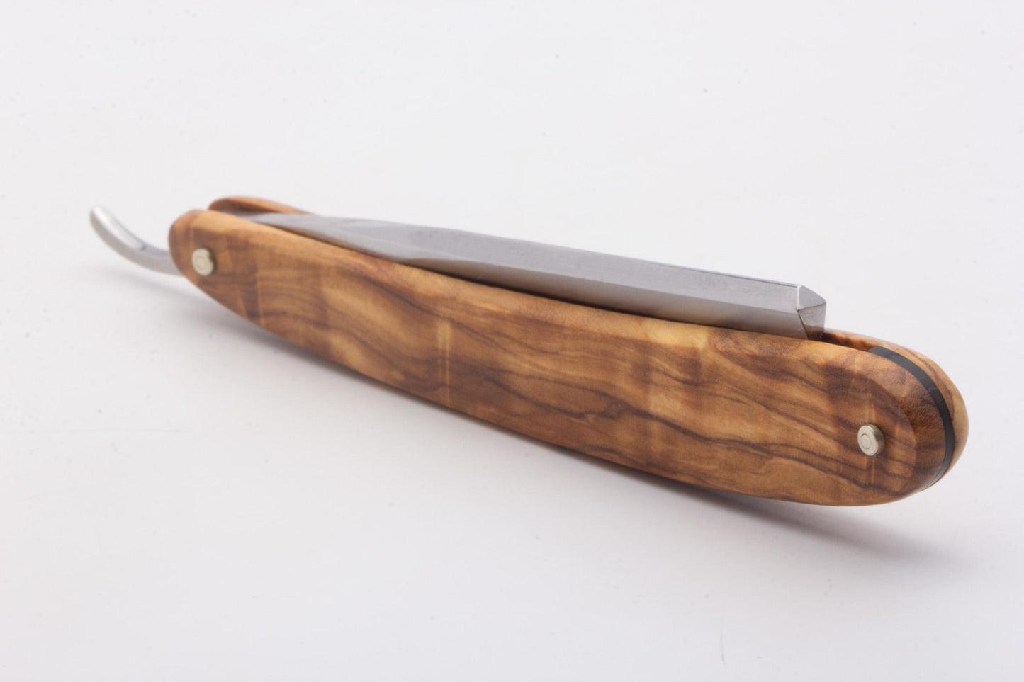 5/8" Dovo Solingen Short Barbarosa Olive Wood Straight Razor