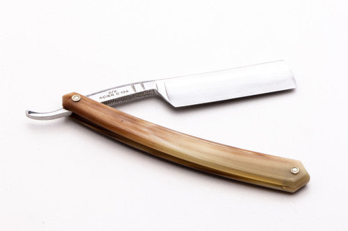 6/8" Thiers-Issard Medaille d'Or Alger Straight Razor | Blond Horn