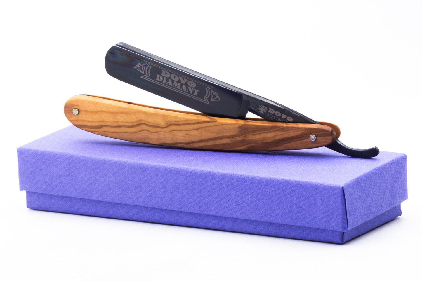 5/8" Dovo Solingen Diamant Black Blade Straight Razor